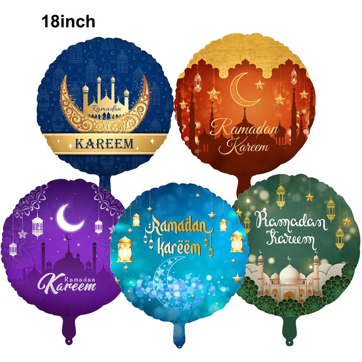 Eid Mubarak Letter Balloons