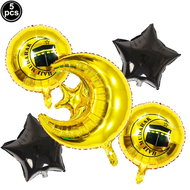 Eid Mubarak Letter Balloons