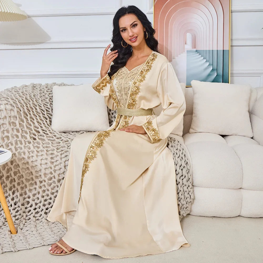 2 Piece Sets Muslim Women Abaya