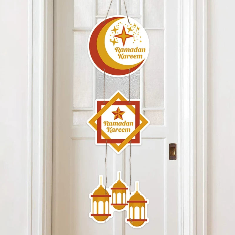 Eid Mubarak Door Hanging Flag