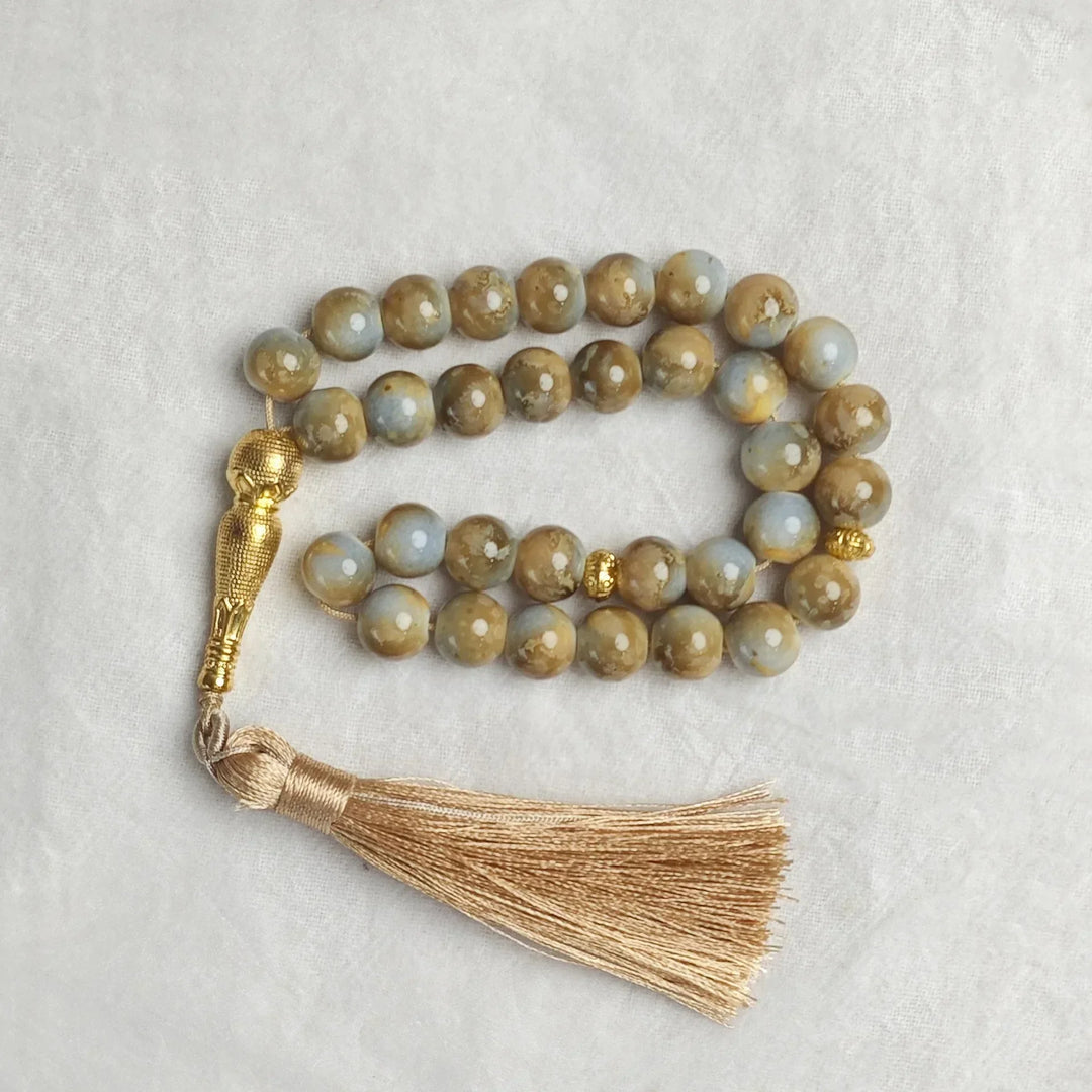 Glass Tassel Muslim Tasbeeh