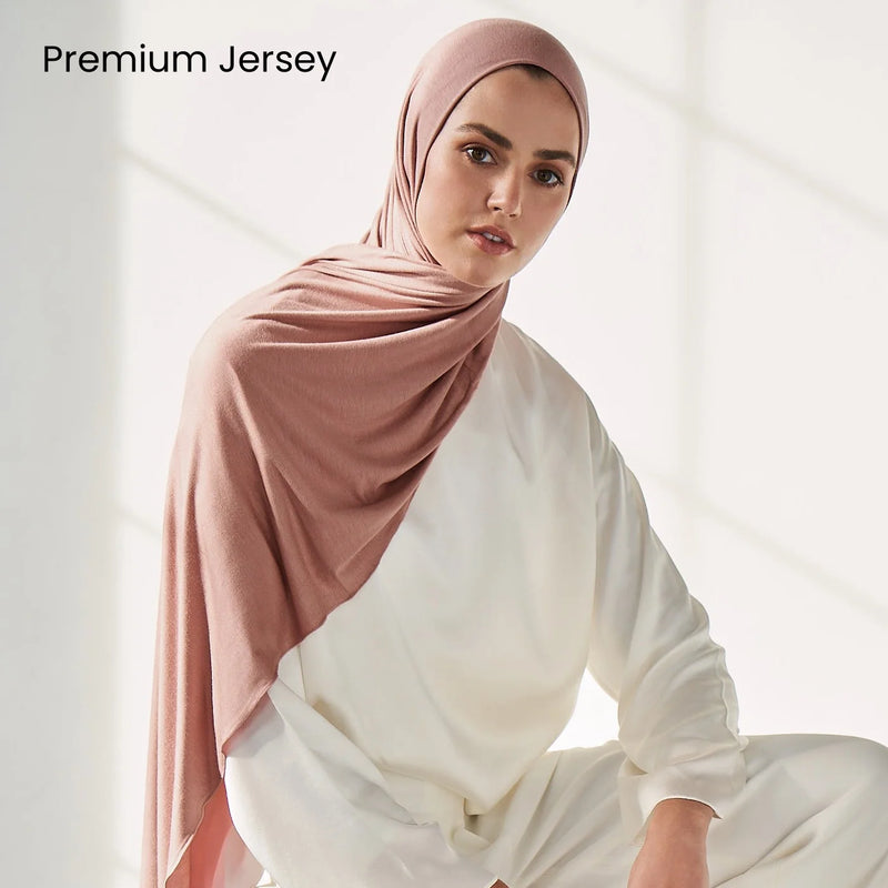 Premium Jersey Hijab Scarf for Muslim Ladies