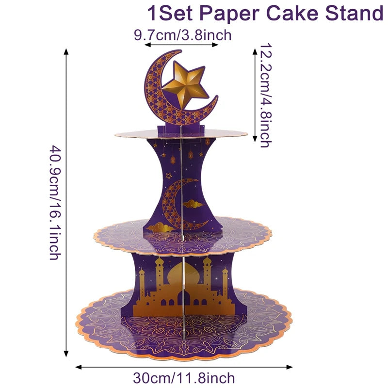 Eid Mubarak Cake Stand Holder
