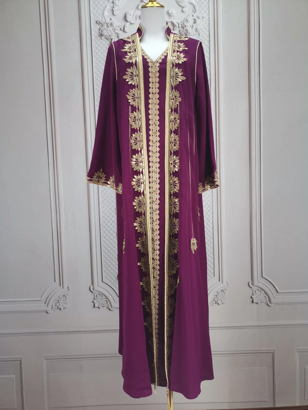Muslim Women Party Embroidery Dresses