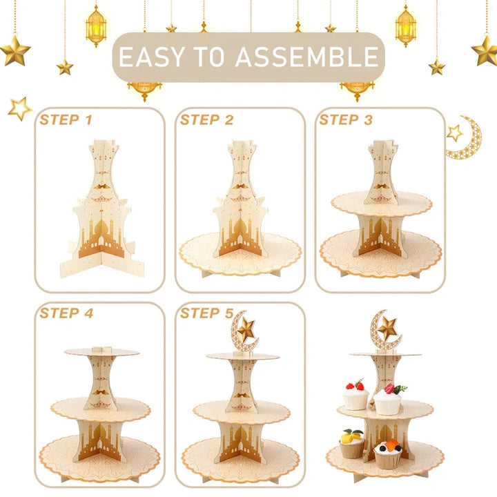 Eid Mubarak Cake Stand Holder