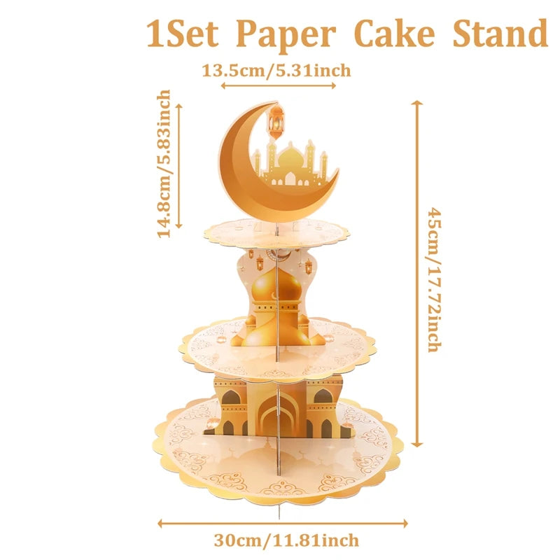 Eid Mubarak Cake Stand Holder