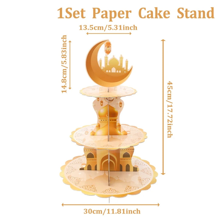 Eid Mubarak Cake Stand Holder