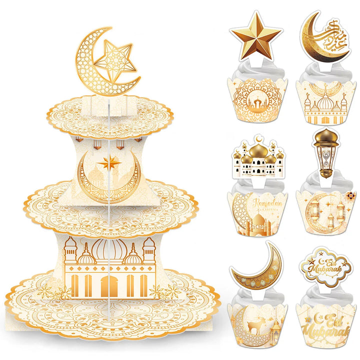 Eid Mubarak Cake Stand Holder