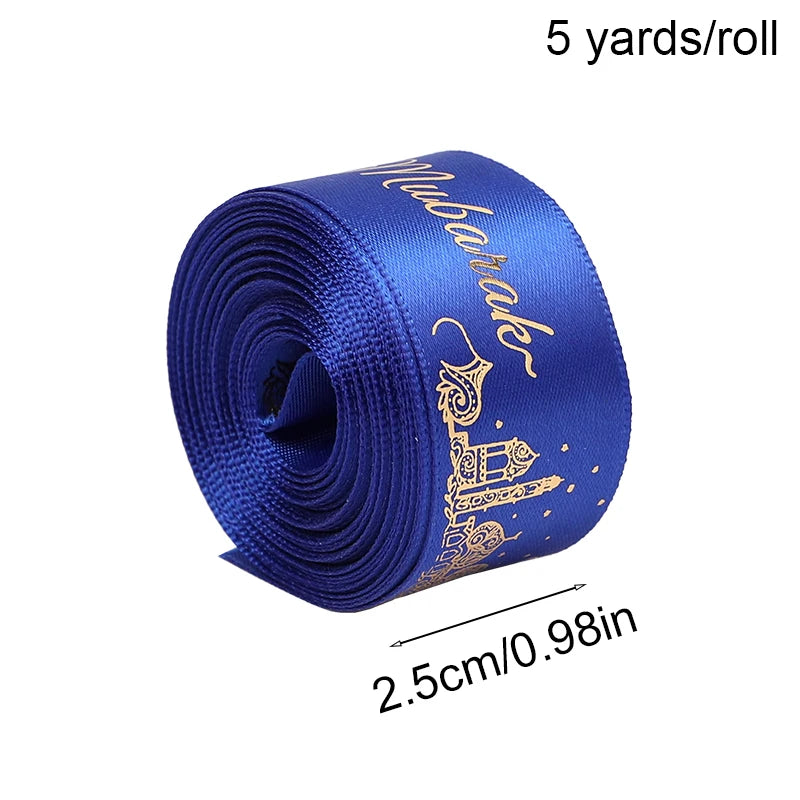 Printed Satin Ribbon Gift Wrap