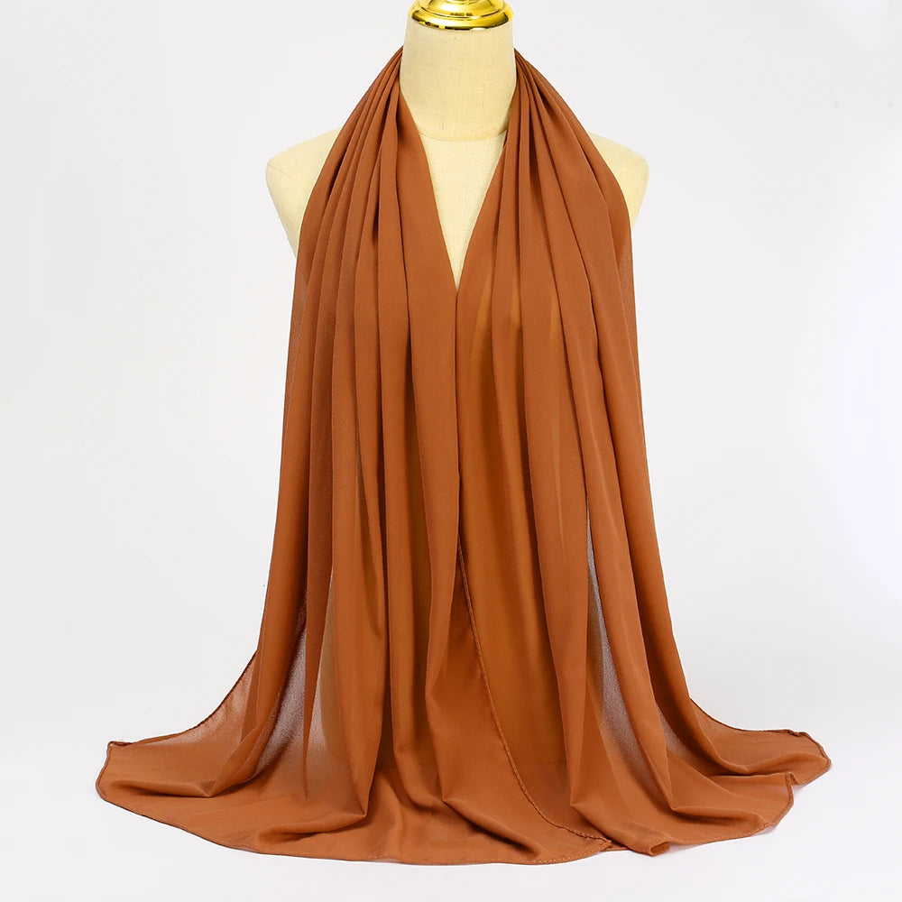 Muslim Chiffon Hijab Scarf for Women