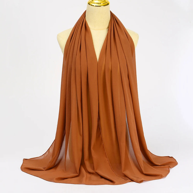 Muslim Chiffon Hijab Scarf for Women