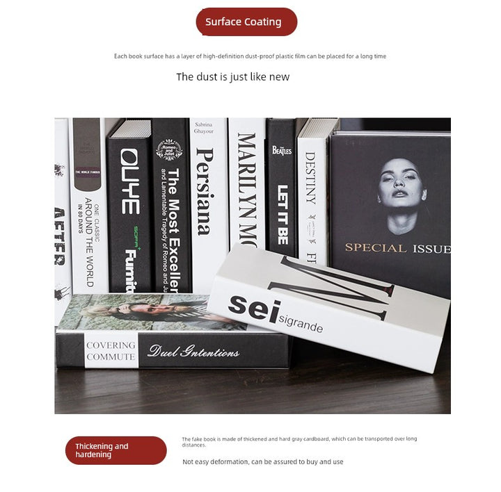 Accessible Luxury Decoration Photo Prop Books Decoration