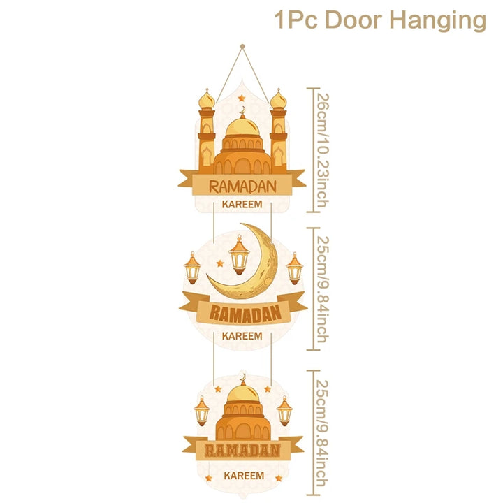 Eid Mubarak Door Hanging Flag