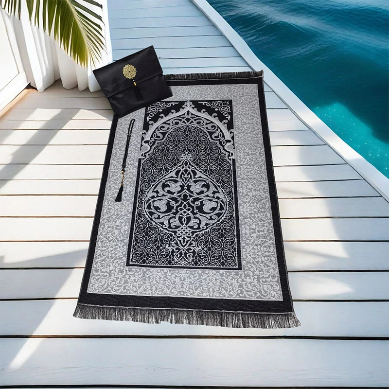 3PCS Braided Prayer Rug