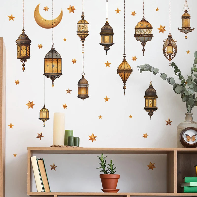 Muslim Islamic Window Sticker Decorations for Home
