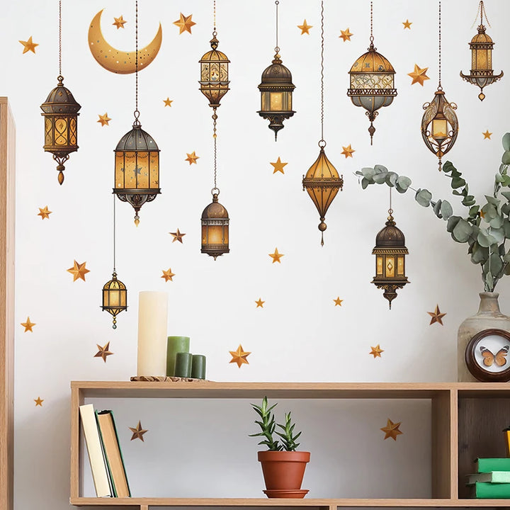 Muslim Islamic Window Sticker Decorations for Home