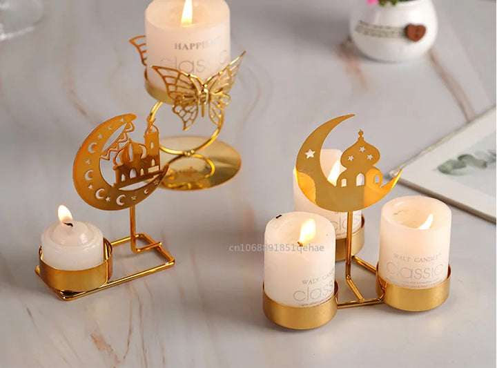 Eid Mubarak Candle Holder for Home Decoration