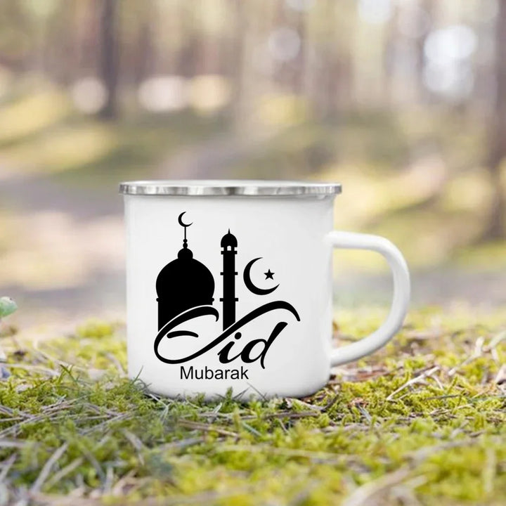 Eid Mubarak Print Coffee Cup