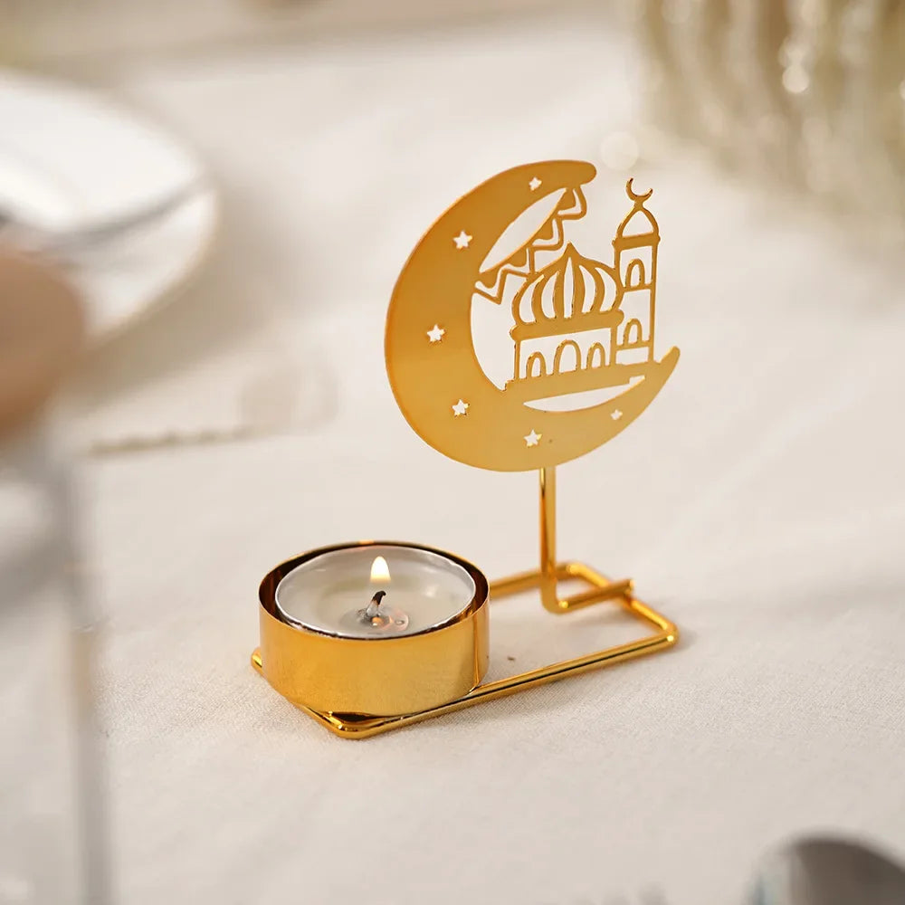 Eid Mubarak Candle Holder for Home Decoration