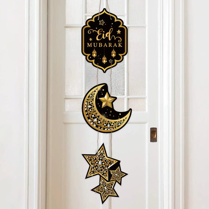 Eid Mubarak Door Hanging Flag