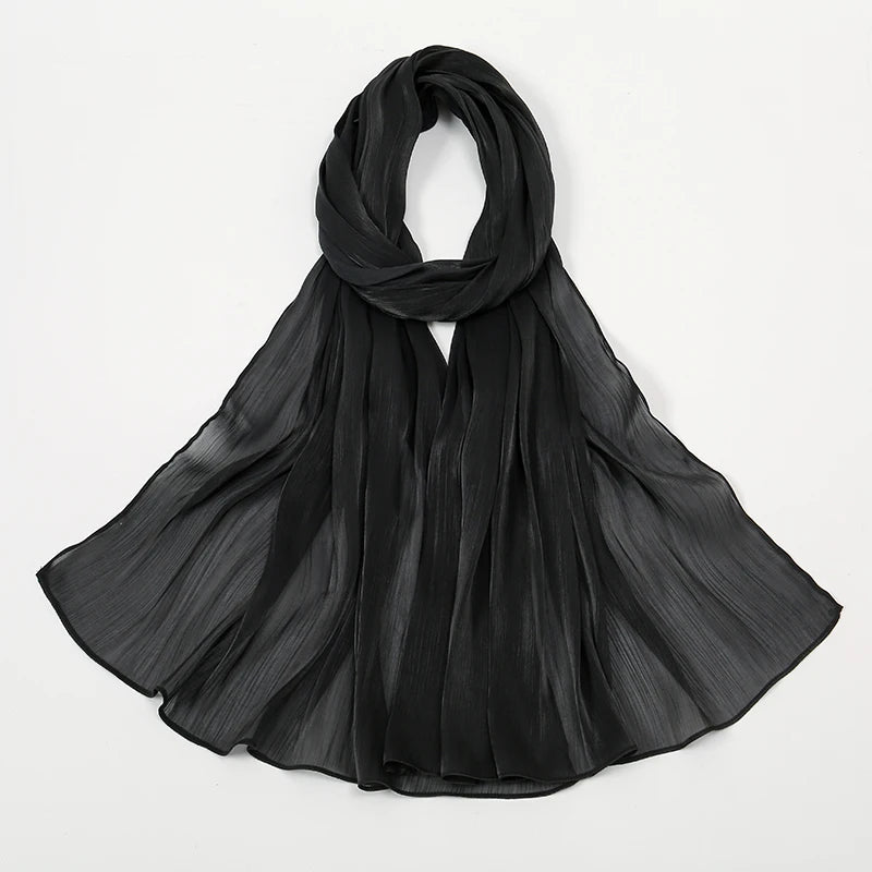 New Premium Silk Crinkle Hijab