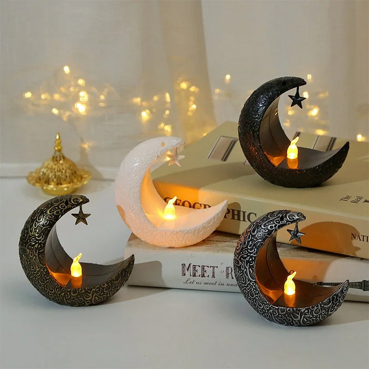 Starry Moon Candlesticks