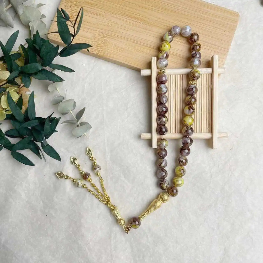 Glass Tassel Muslim Tasbeeh