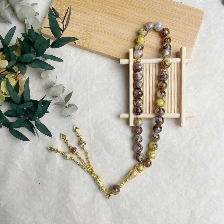 Glass Tassel Muslim Tasbeeh