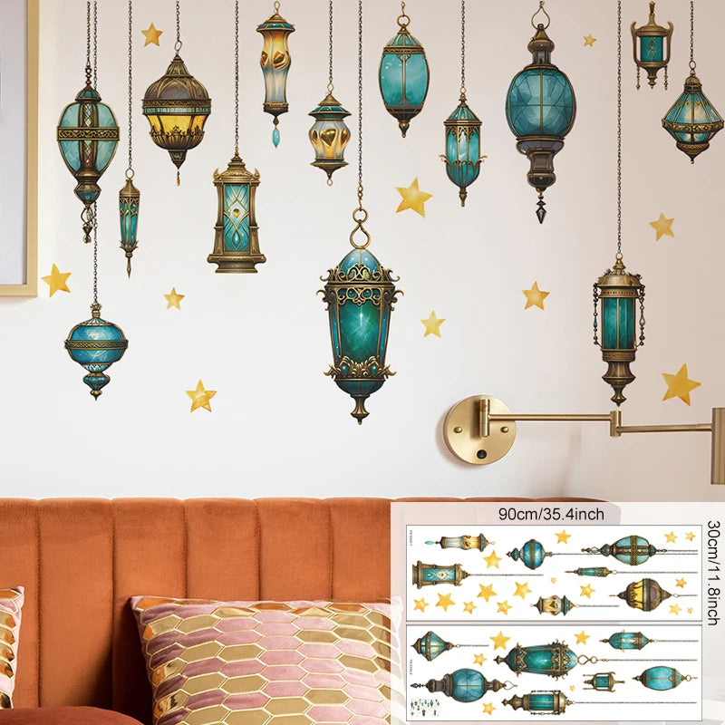 Muslim Islamic Window Sticker Decorations for Home