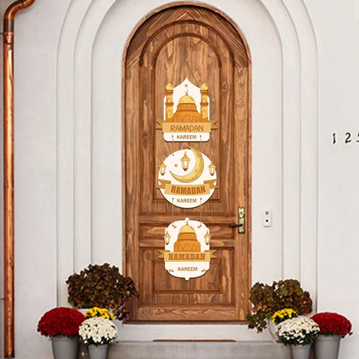 Eid Mubarak Door Hanging Flag