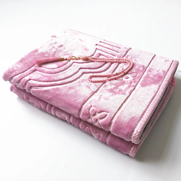 Large  Muslim  Prayer Mat + Tasbih