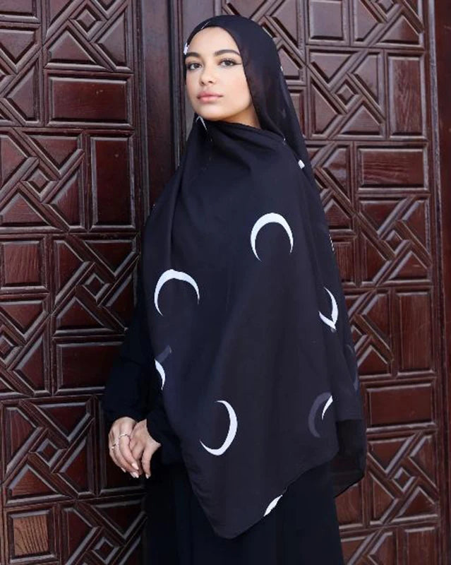 Leopard Print Ramadan Hijab for Women