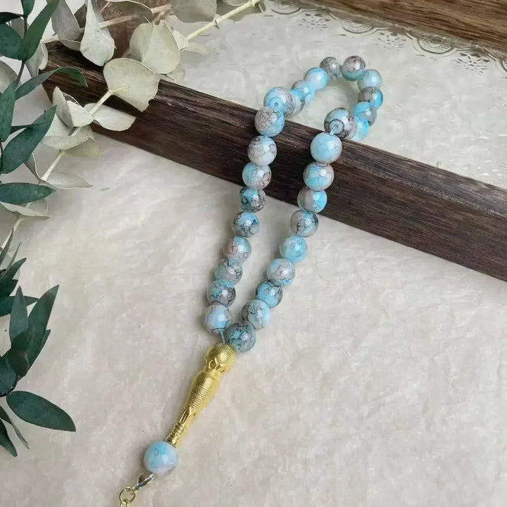 Glass Tassel Muslim Tasbeeh