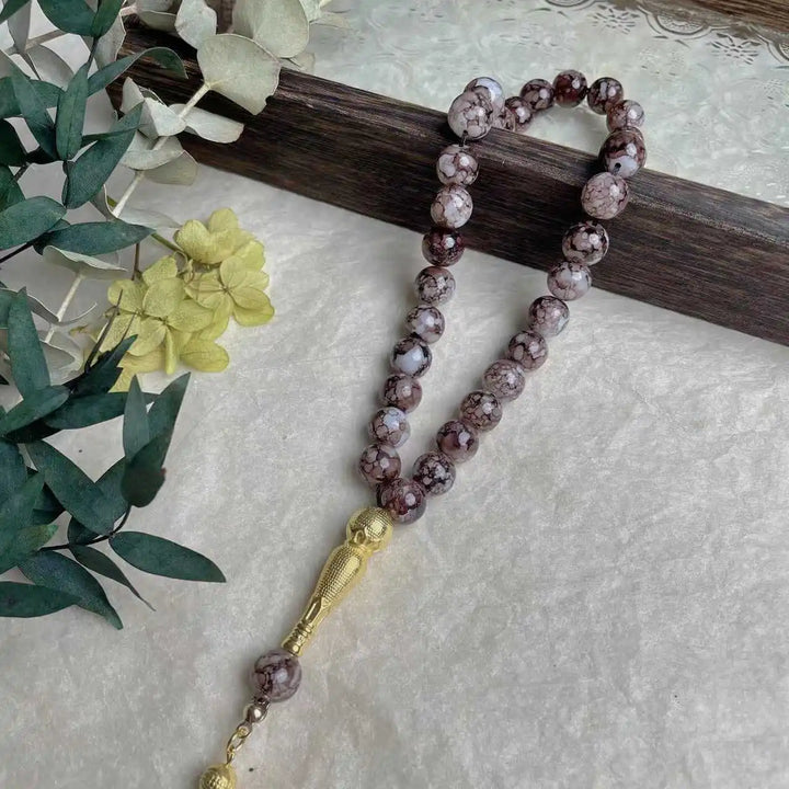 Glass Tassel Muslim Tasbeeh