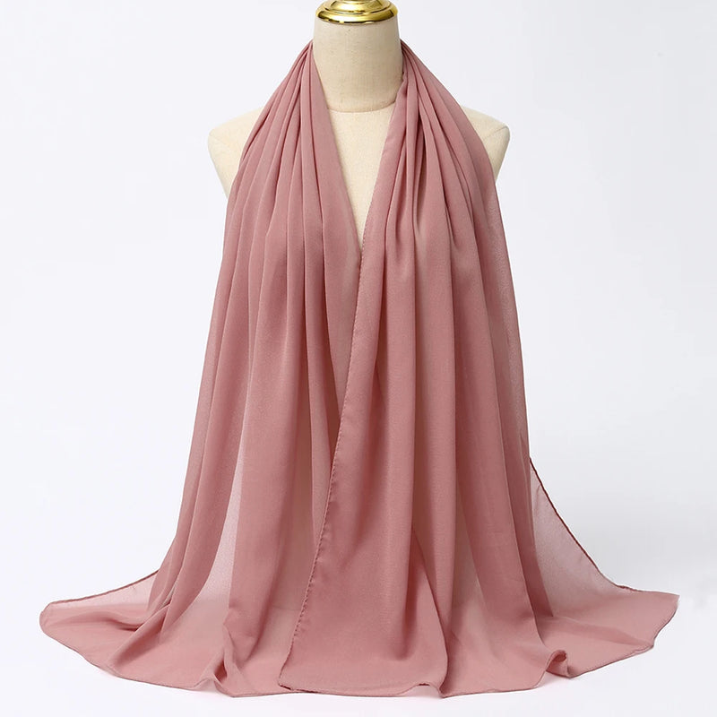 Muslim Chiffon Hijab Scarf for Women