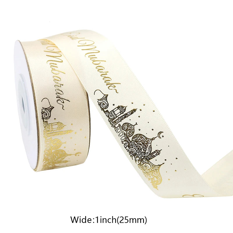 Bronzing Ribbon Gift Wrap