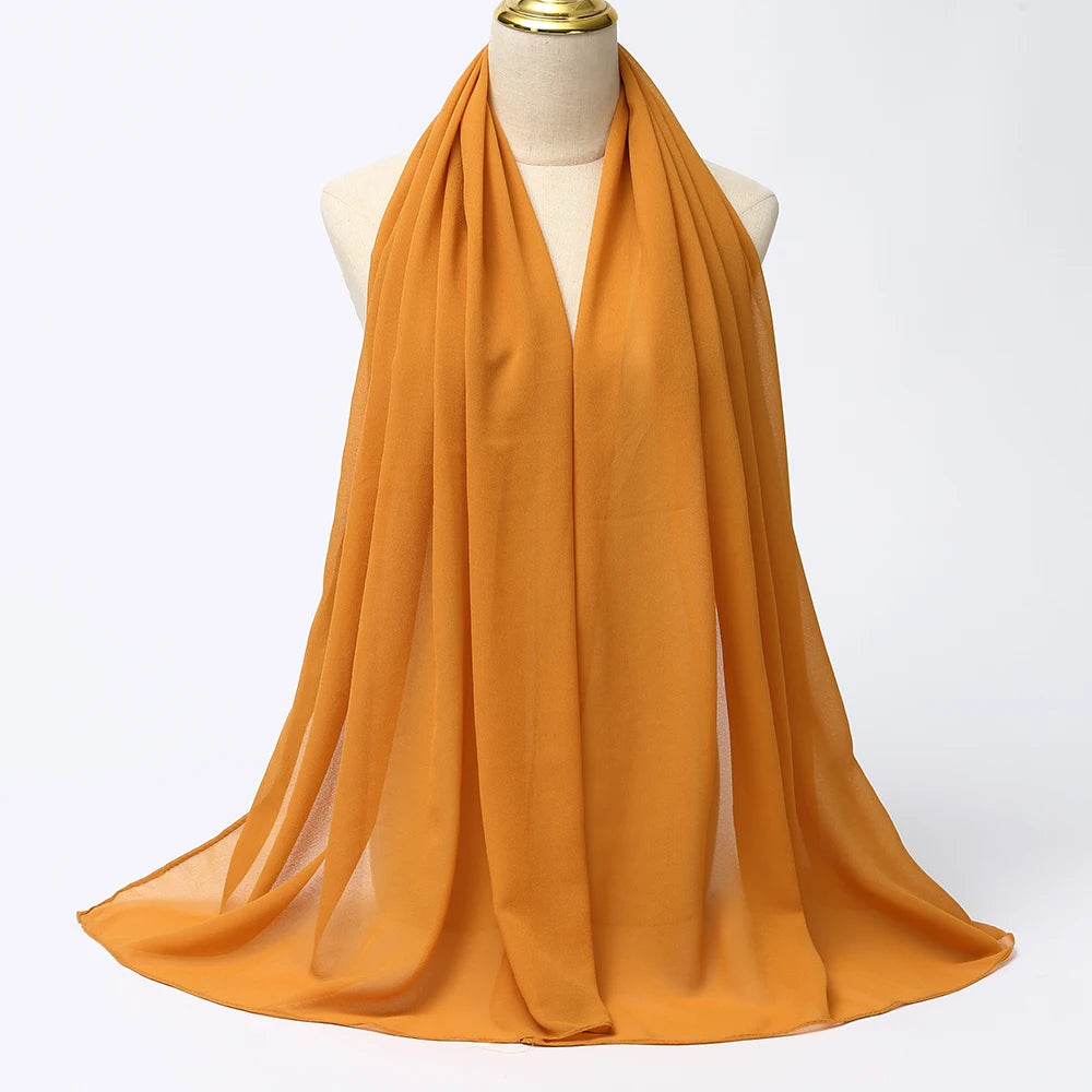 Muslim Chiffon Hijab Scarf for Women