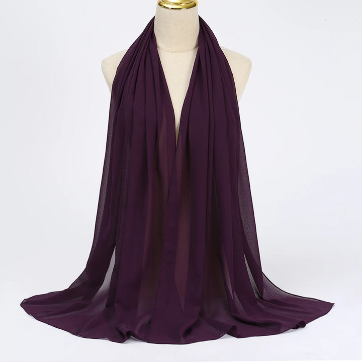 Muslim Chiffon Hijab Scarf for Women