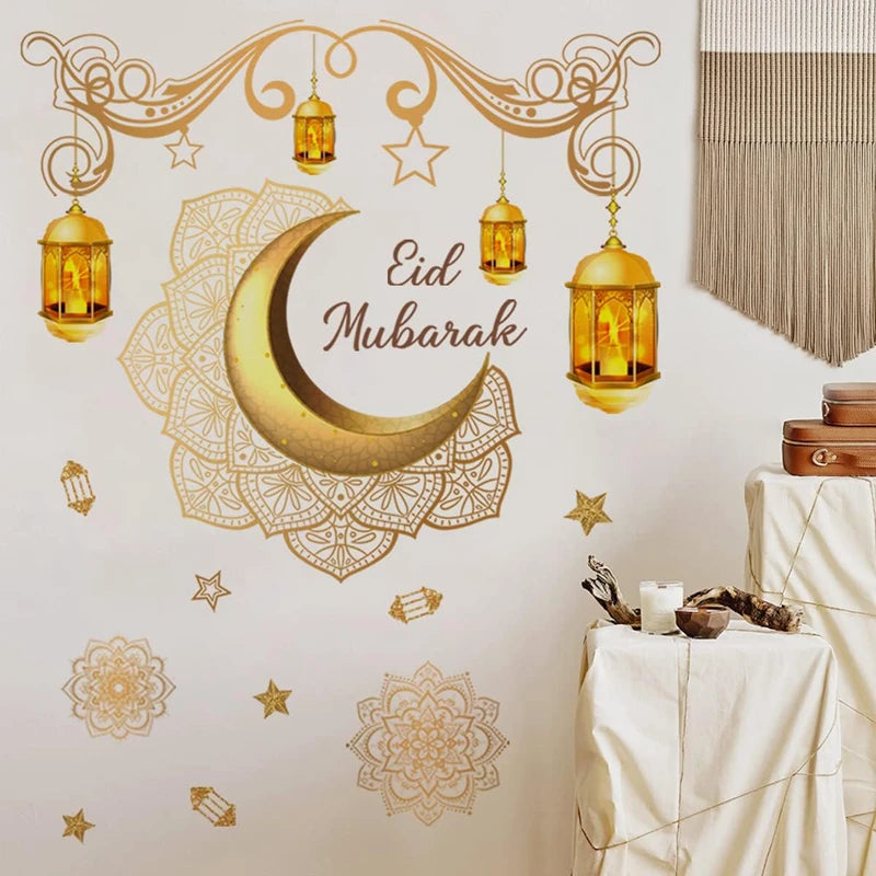 Muslim Islamic Window Sticker Decorations for Home