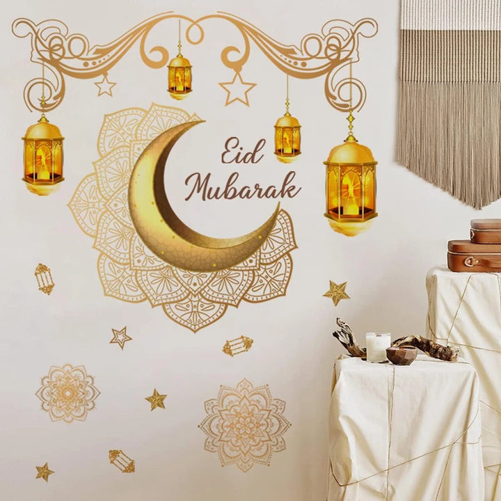 Muslim Islamic Window Sticker Decorations for Home
