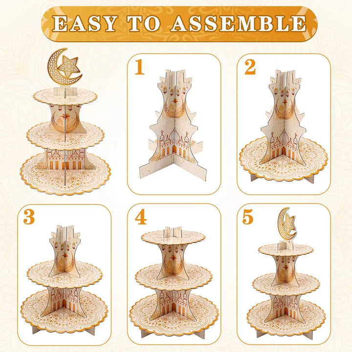 Eid Mubarak Cake Stand Holder