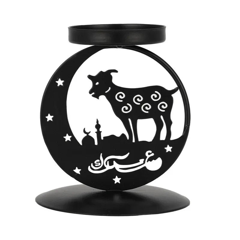 Eid Mubarak Candle Holder for Home Decoration
