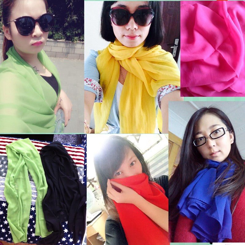 Women's All-Match Silk Scarf
