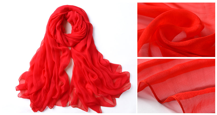 Women's All-Match Silk Scarf