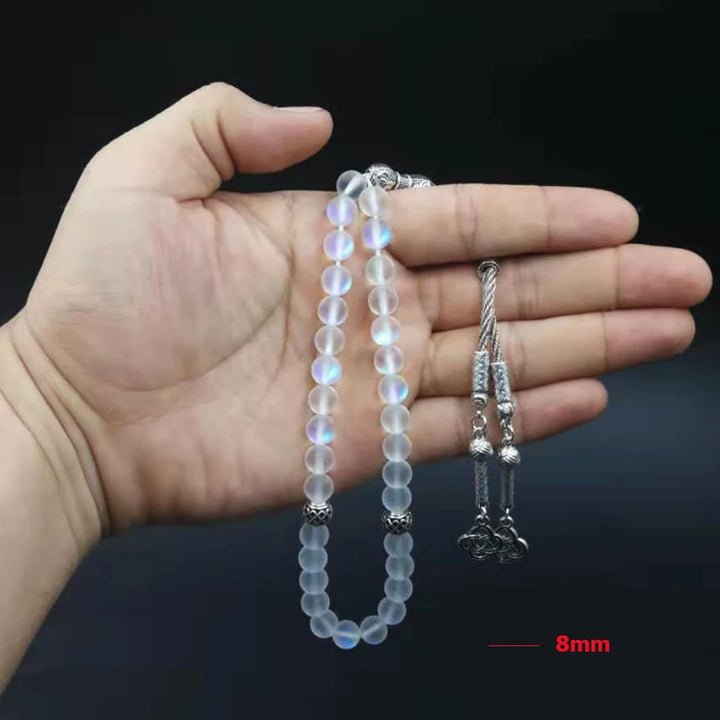 Austrian Crystal Tasbih Prayer Beads (33/66/99 Beads with Metal Tassel) – Elegant Islamic Gift