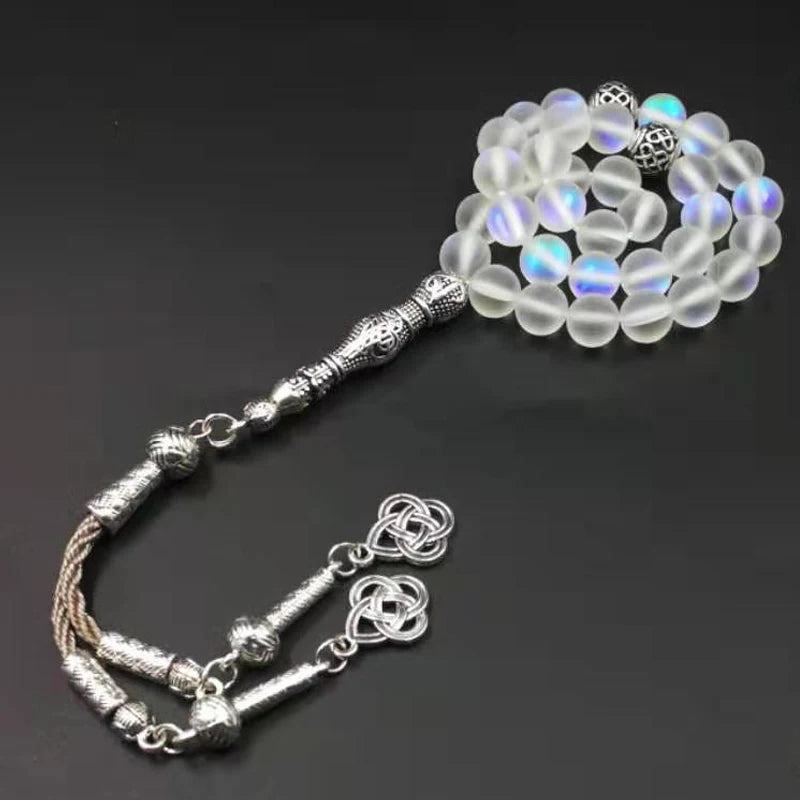 Austrian Crystal Tasbih Prayer Beads (33/66/99 Beads with Metal Tassel) – Elegant Islamic Gift
