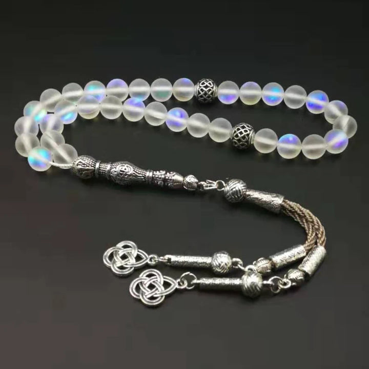Austrian Crystal Tasbih Prayer Beads (33/66/99 Beads with Metal Tassel) – Elegant Islamic Gift