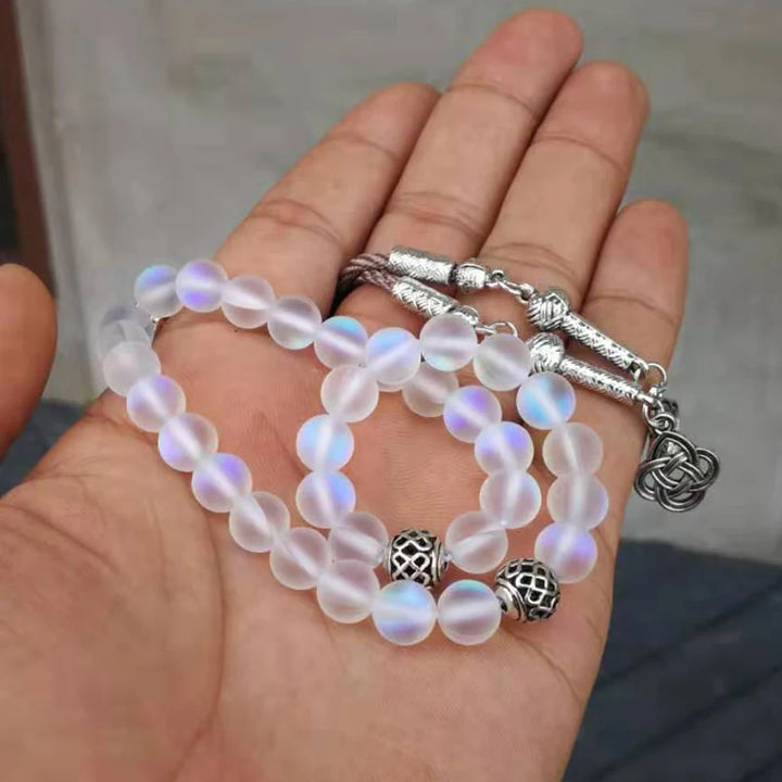 Austrian Crystal Tasbih Prayer Beads (33/66/99 Beads with Metal Tassel) – Elegant Islamic Gift